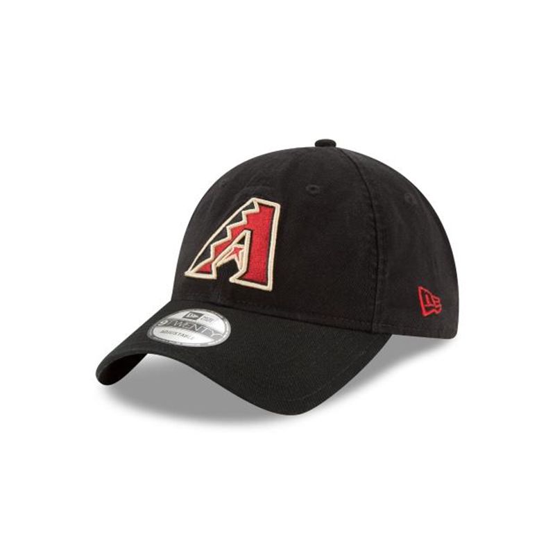 MLB Arizona Diamondbacks Core Classic 9Twenty Adjustable (HUD1839) - Black New Era Caps